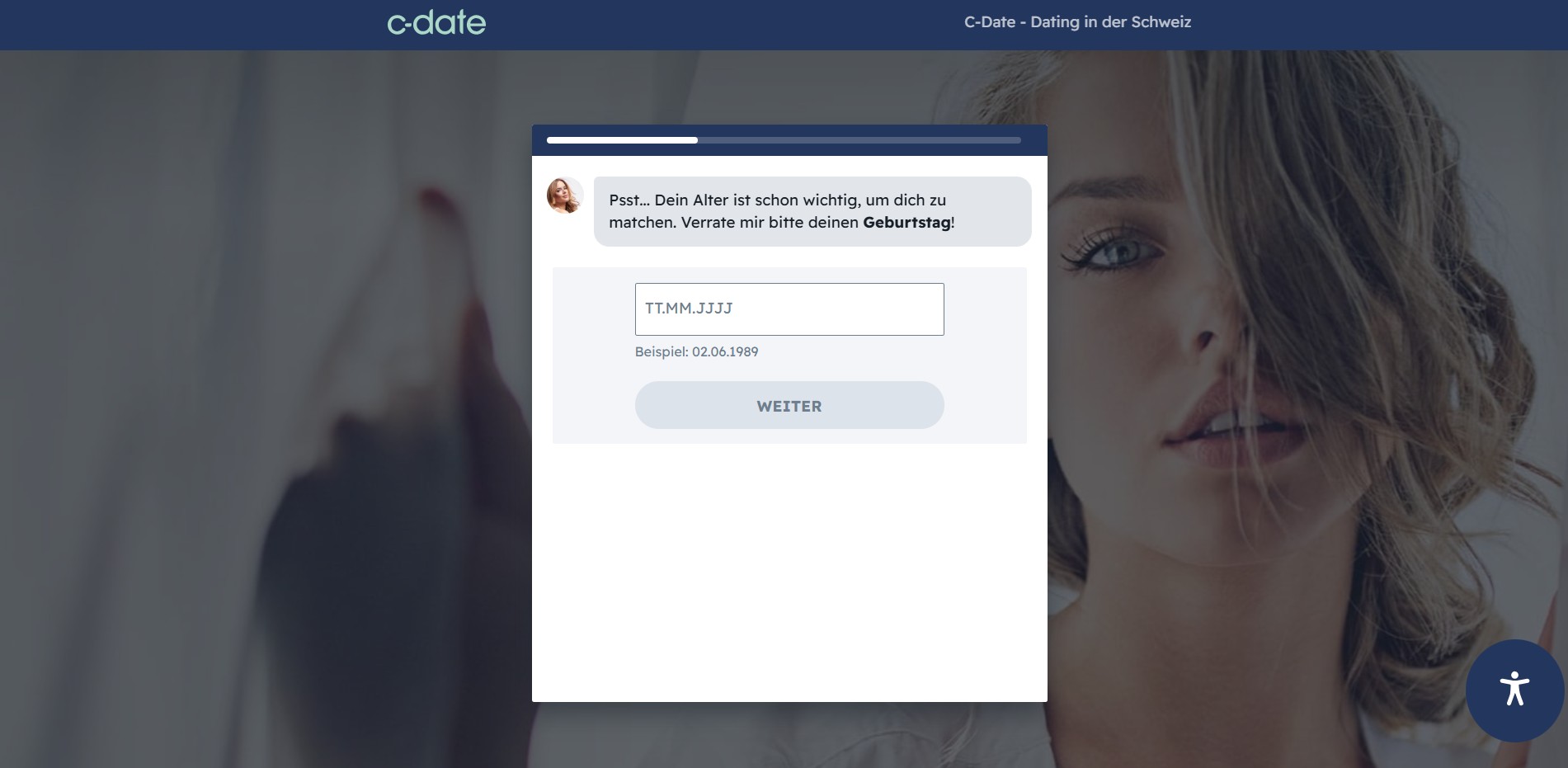 Registrierung cdate