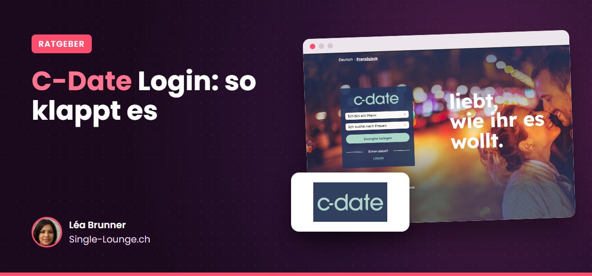 C-Date Login: so klappt es