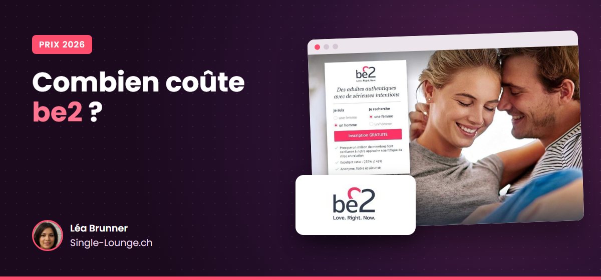 Combien coûte be2 ?
