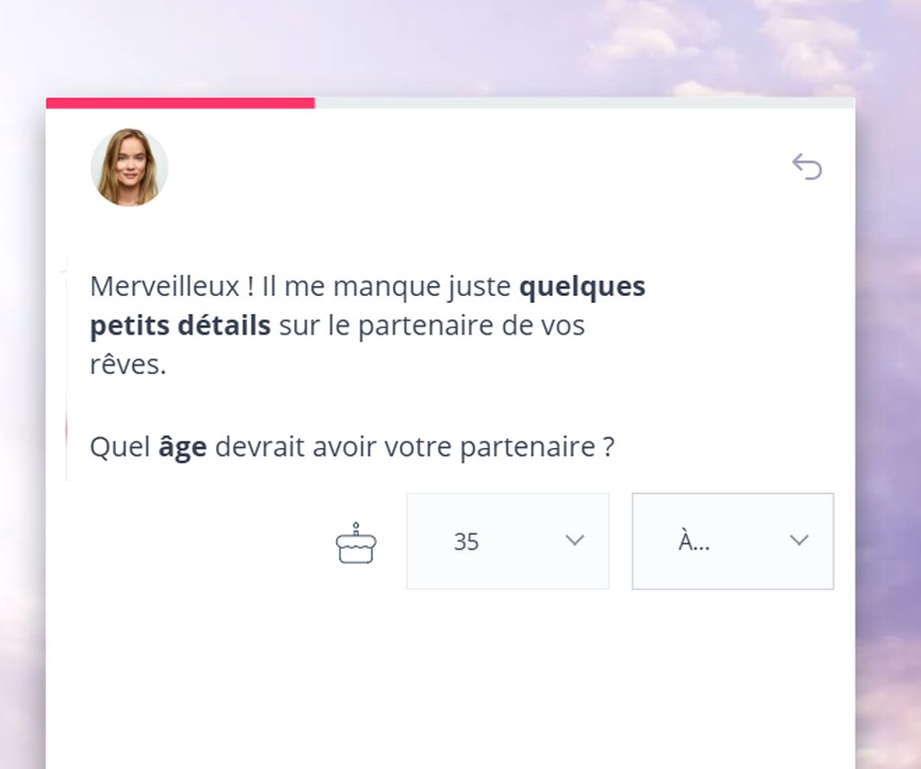 Question du test de personnalité de be2 en français