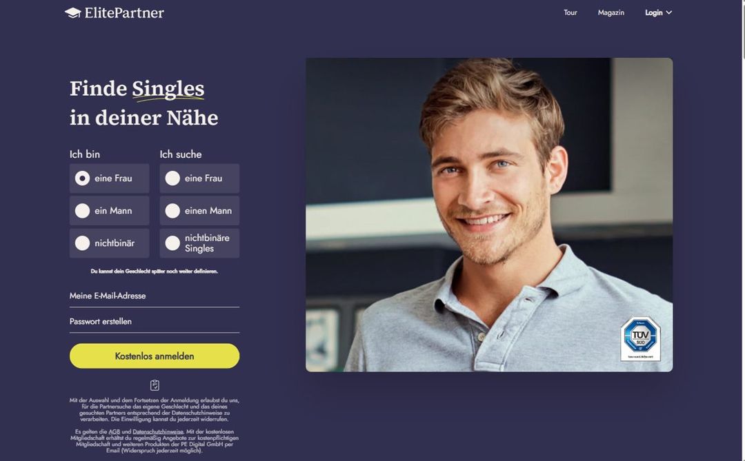 ElitePartner anmeldung